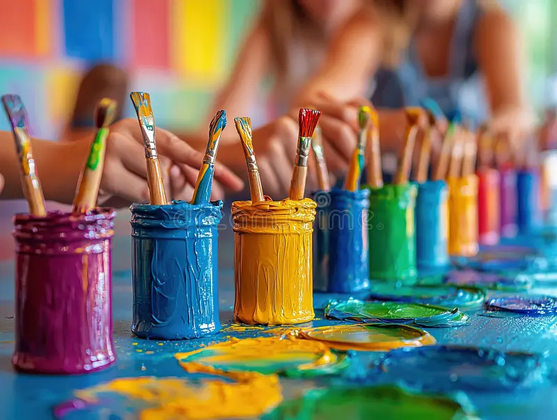 engaging-depiction-art-therapy-sessions-where-individuals-express-themselves-creative-image-372314742